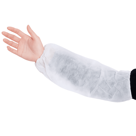 Arm sleeves non-woven on transparent background