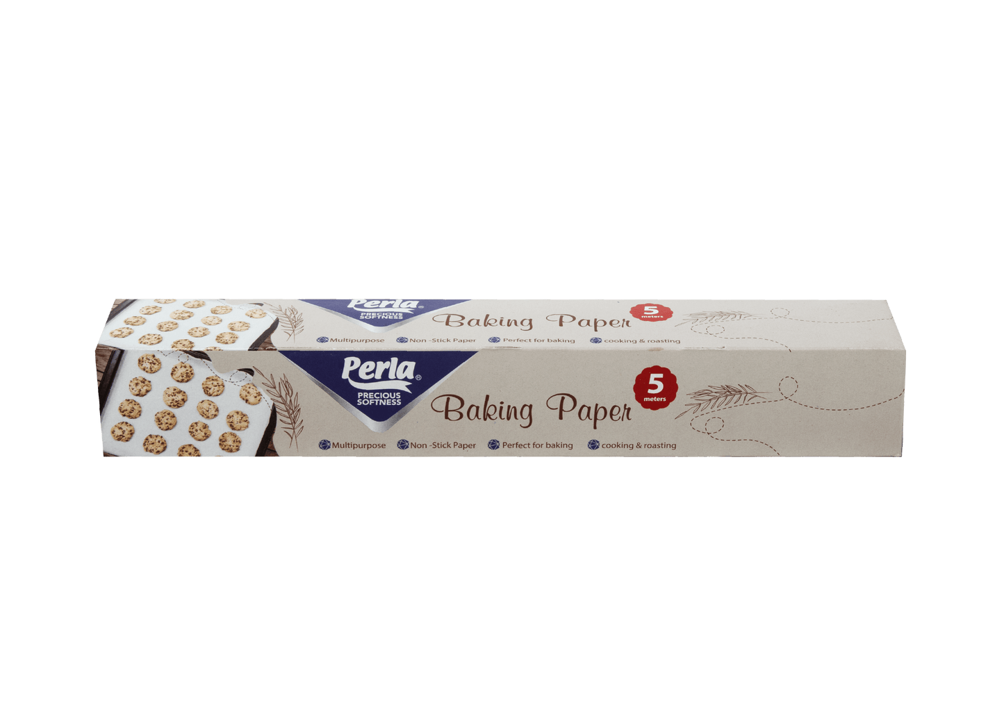 Box of Peria baking paper on a transparent background