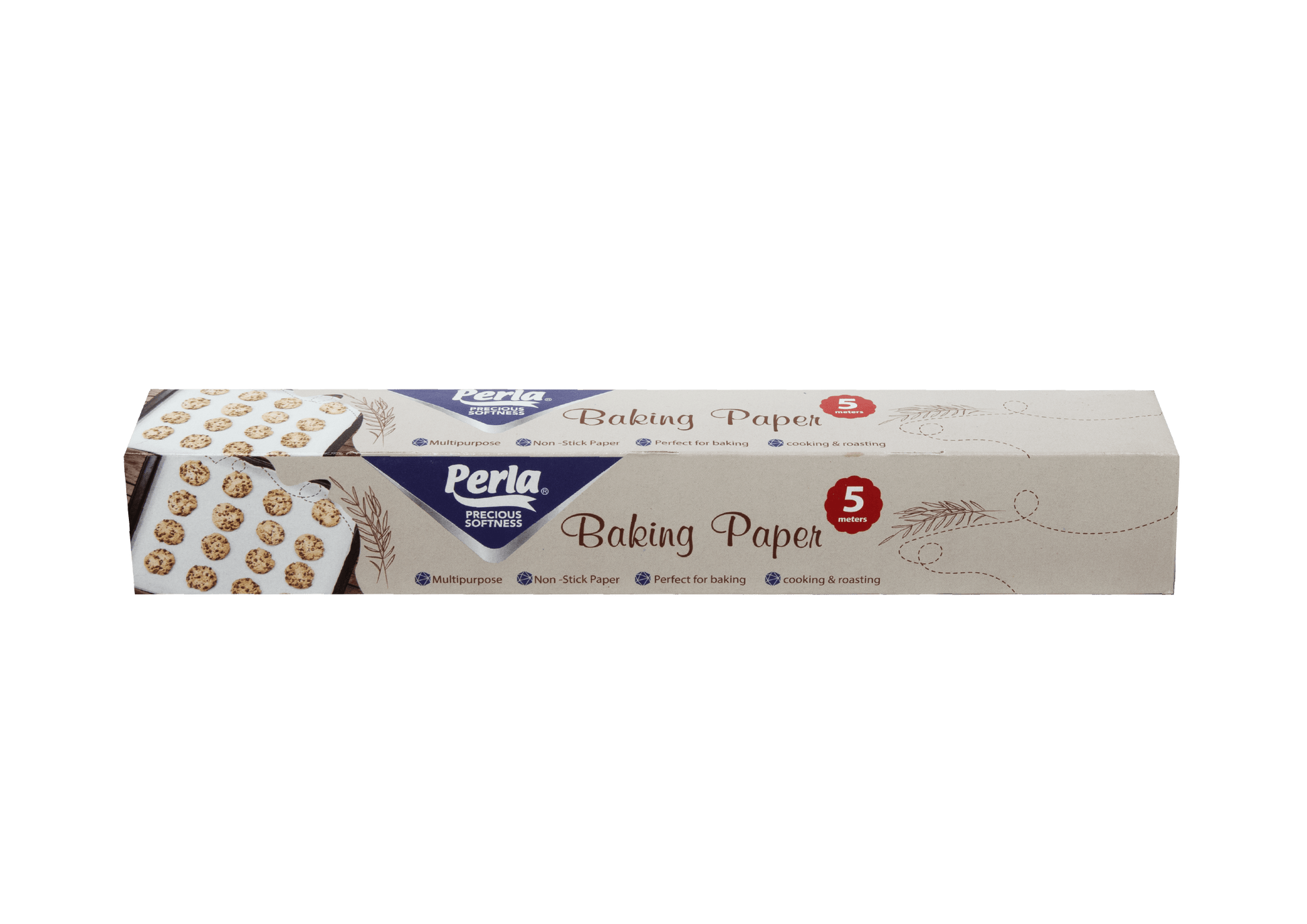 Box of Peria baking paper on a transparent background
