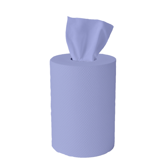 Blue Kitchen Roll on a transparent background
