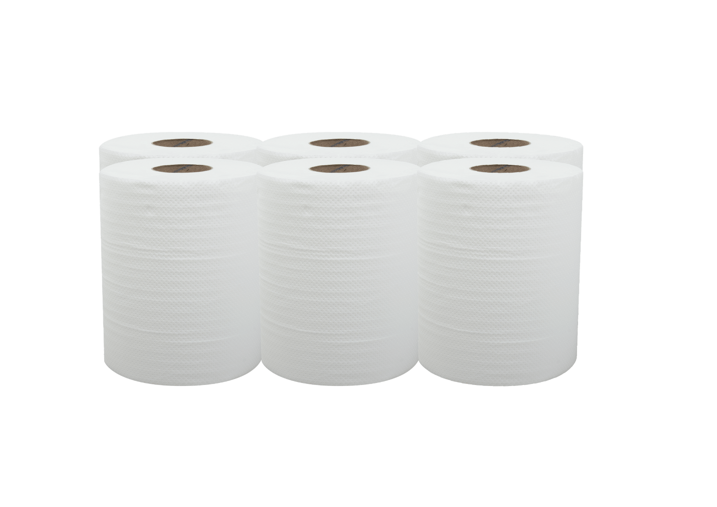 Stack of white paper towels on a transparent background