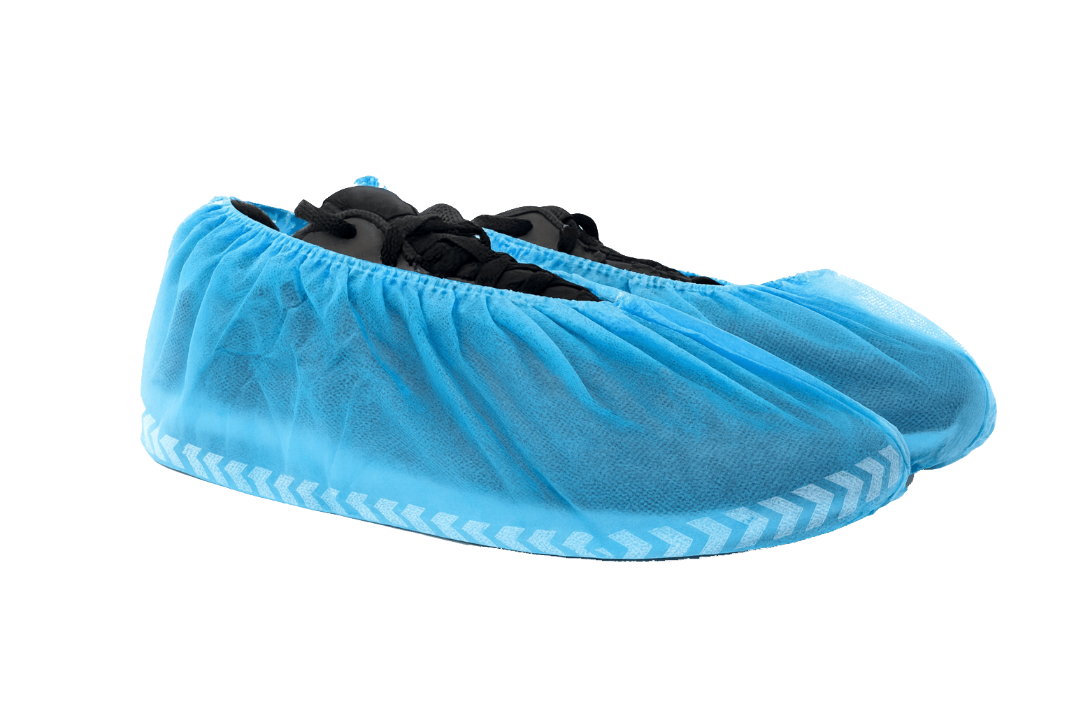 Shoe covers Non-wooven on a transparent background