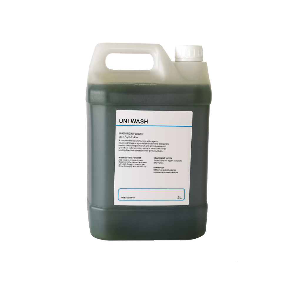 Uni Wash Green Dish-washing liquid 5L